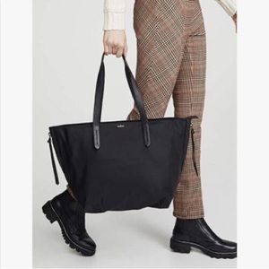 Botkier | Canvas Leather Trim Zip Tote Bag